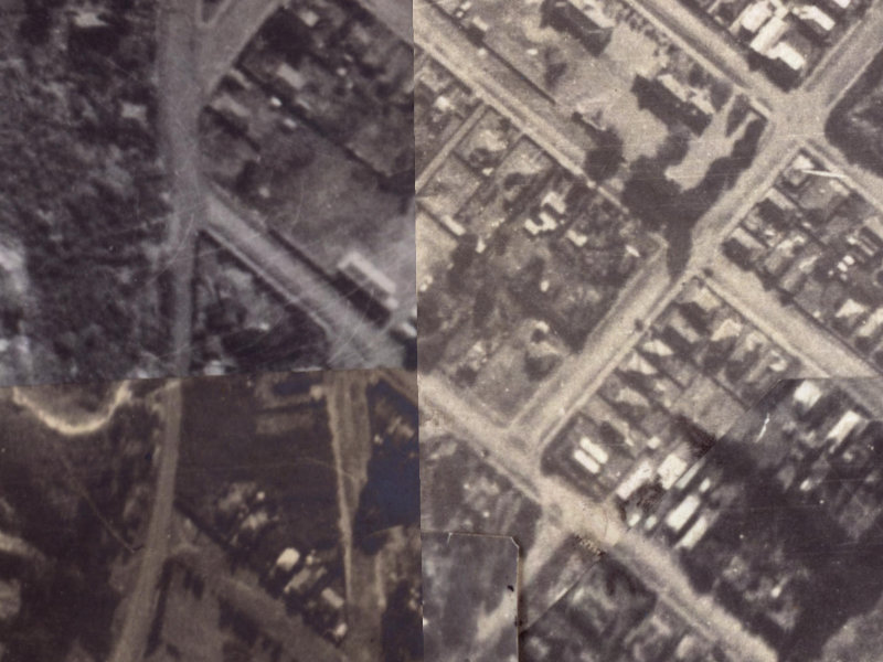 21 Colenso Street from the air, 1925-1929