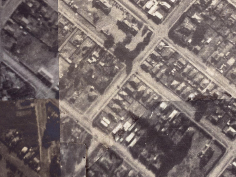 25 Hardwicke Street from the air, 1925-1929