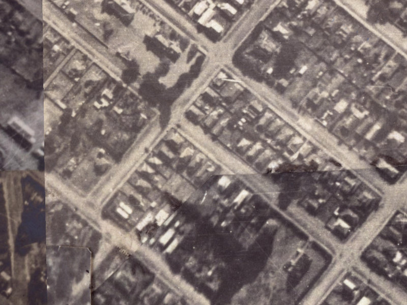 26 Dryden Street from the air, 1925-1929