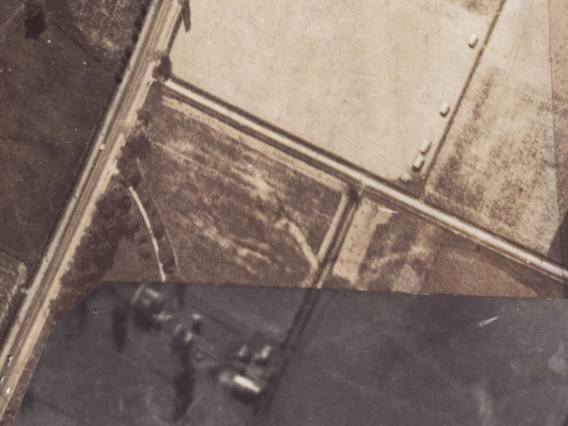 20–26 Old Red Barn Road from the air, 1925-1929