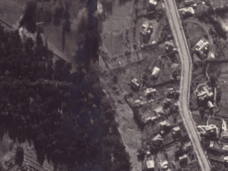 36B Hackthorne Road from the air, 1925-1929