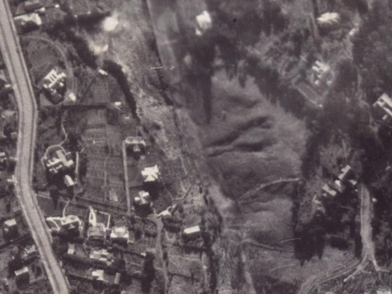 59 Valley Road from the air, 1925-1929