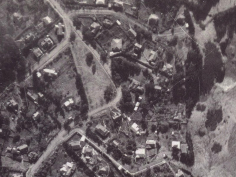 63 Dyers Pass Road from the air, 1925-1929