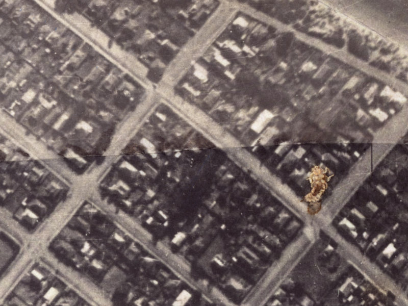 110 Nayland Street from the air, 1925-1929