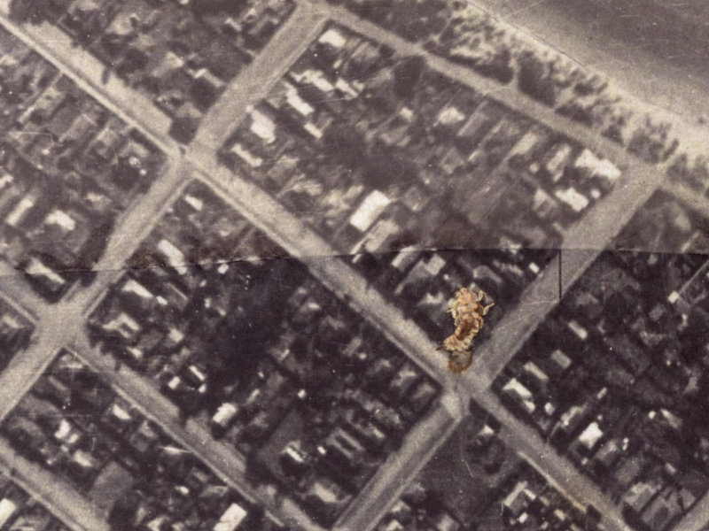 121 Nayland Street from the air, 1925-1929