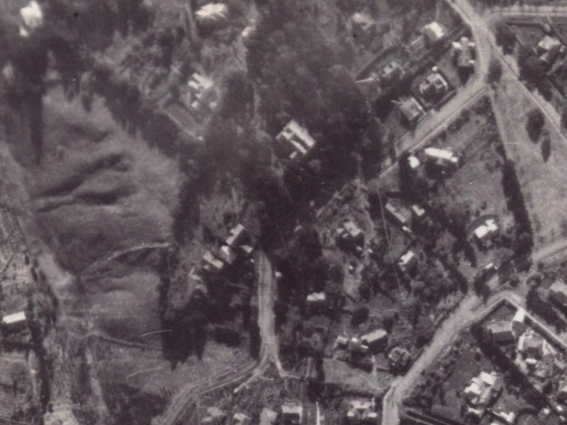 12 MacMillan Avenue from the air, 1925-1929