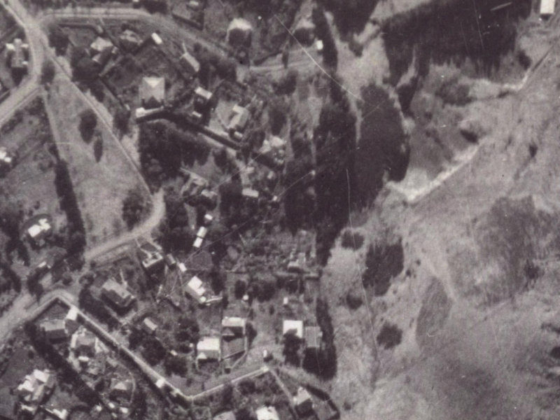 59D Dyers Pass Road from the air, 1925-1929