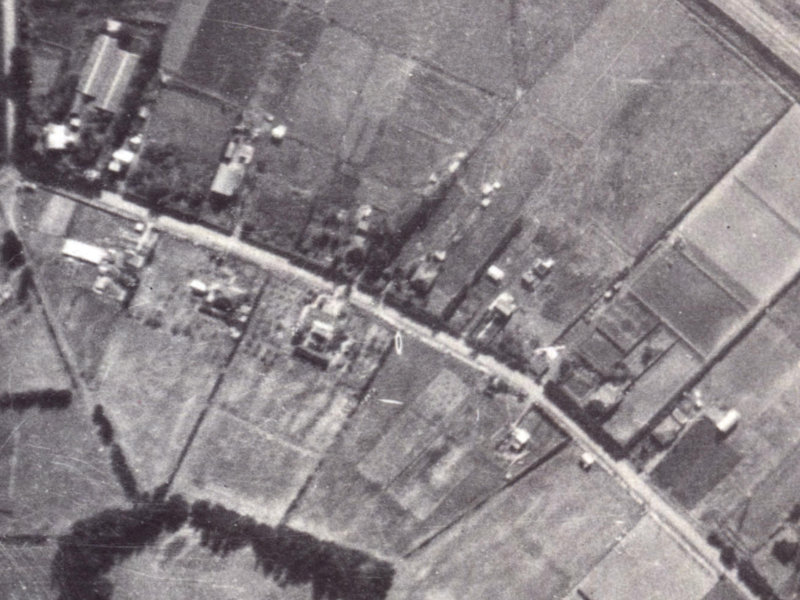 128-132 Port Hills Road from the air, 1925-1929