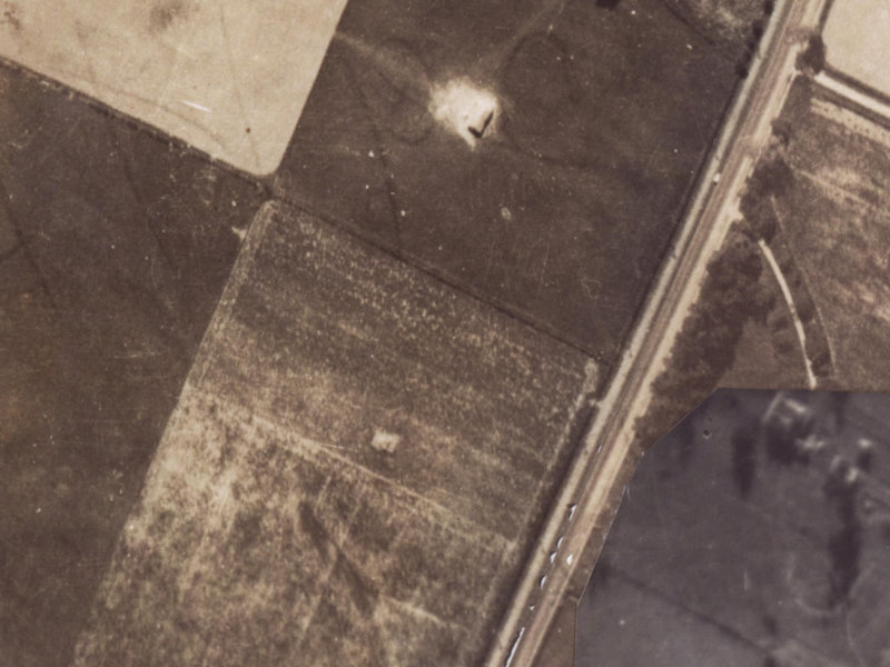 46 Ensign Street from the air, 1925-1929