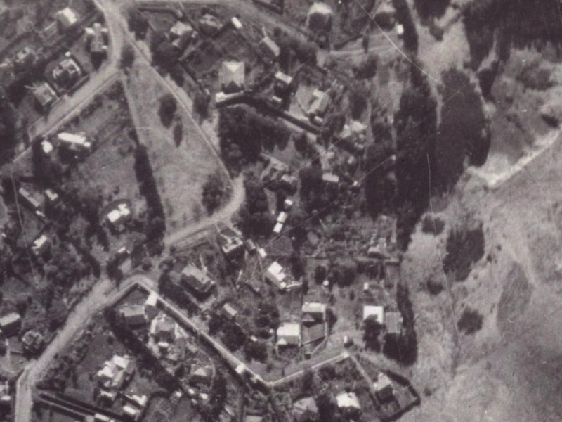 63A Dyers Pass Road from the air, 1925-1929