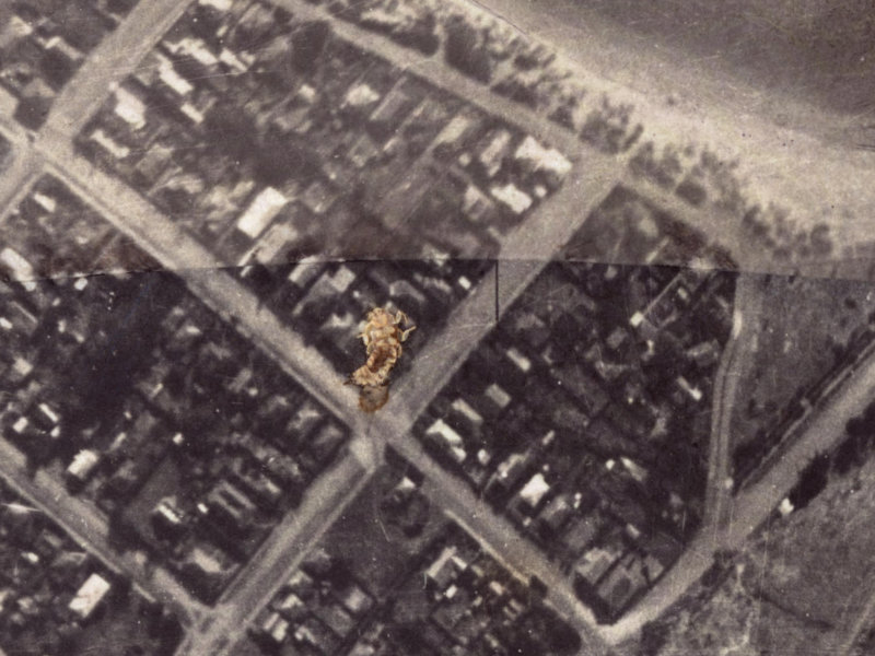 12 Head Street from the air, 1925-1929