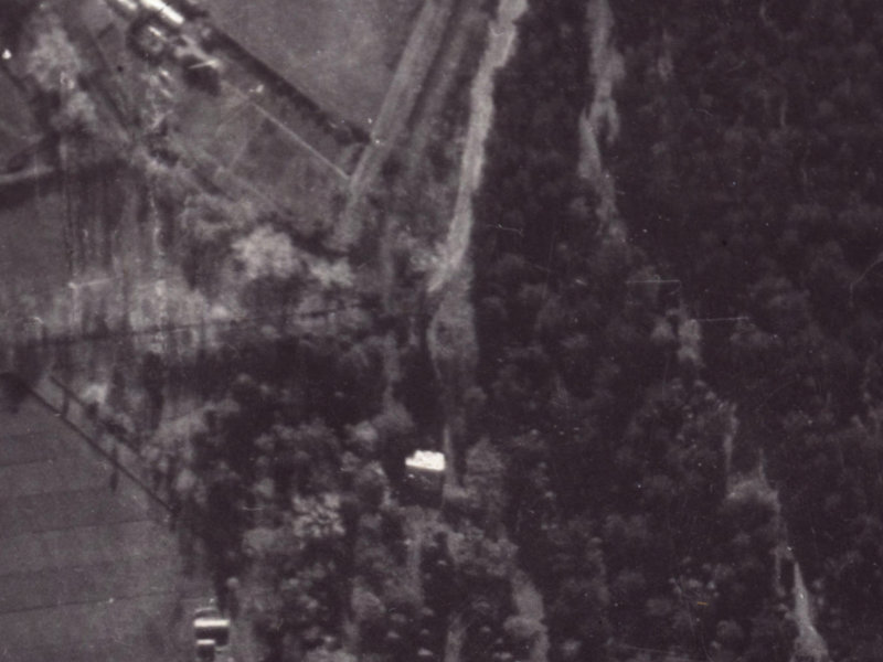 142 Shalamar Drive from the air, 1925-1929