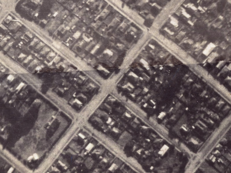 21 Menzies Street from the air, 1925-1929