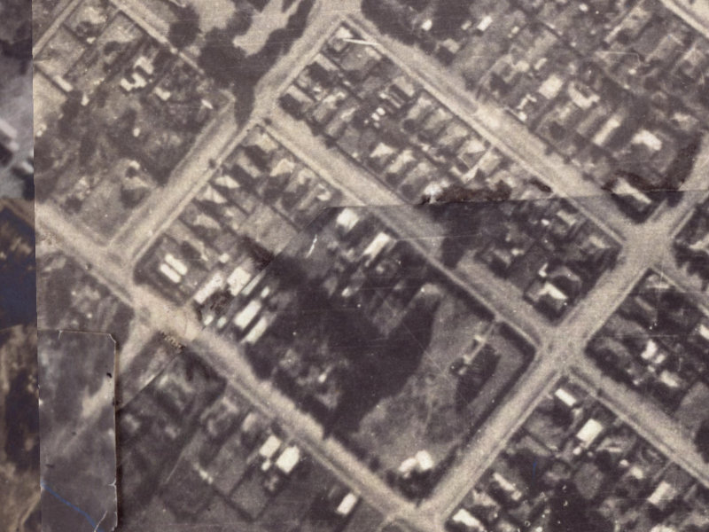 36 Dryden Street from the air, 1925-1929