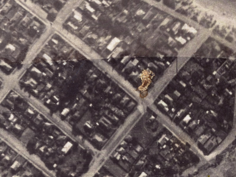 120 Nayland Street from the air, 1925-1929
