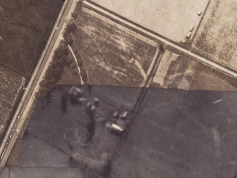 7 Old Red Barn Road from the air, 1925-1929