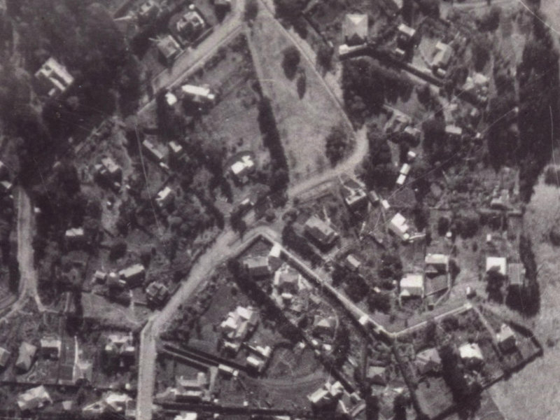 71 Dyers Pass Road from the air, 1925-1929