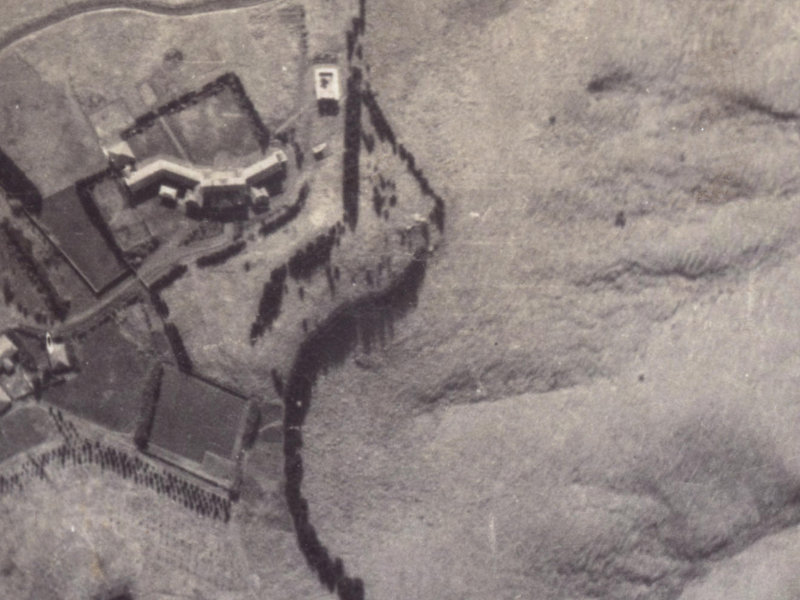 135 Huntsbury Avenue from the air, 1925-1929