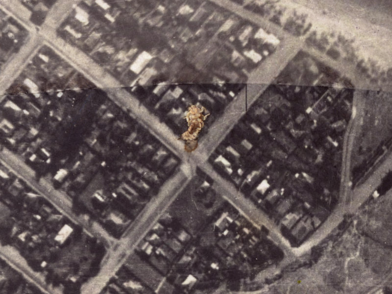 129A Nayland Street from the air, 1925-1929