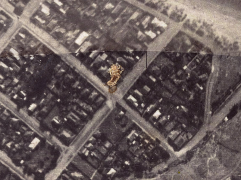 16 Head Street from the air, 1925-1929