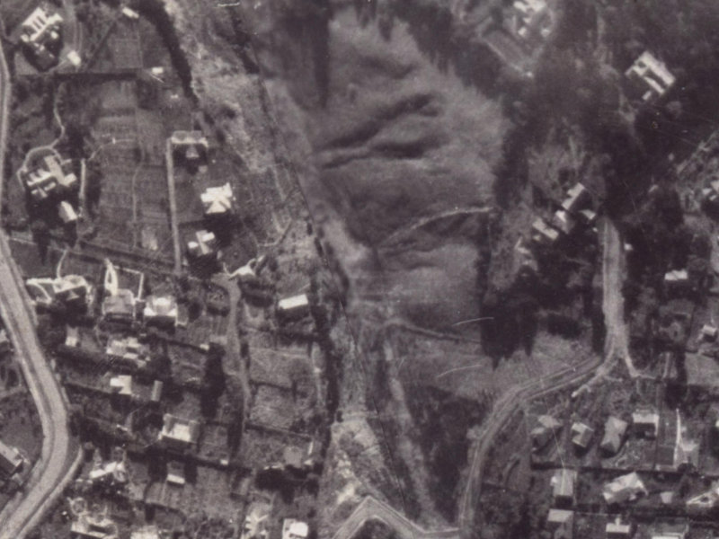 69B Valley Road from the air, 1925-1929