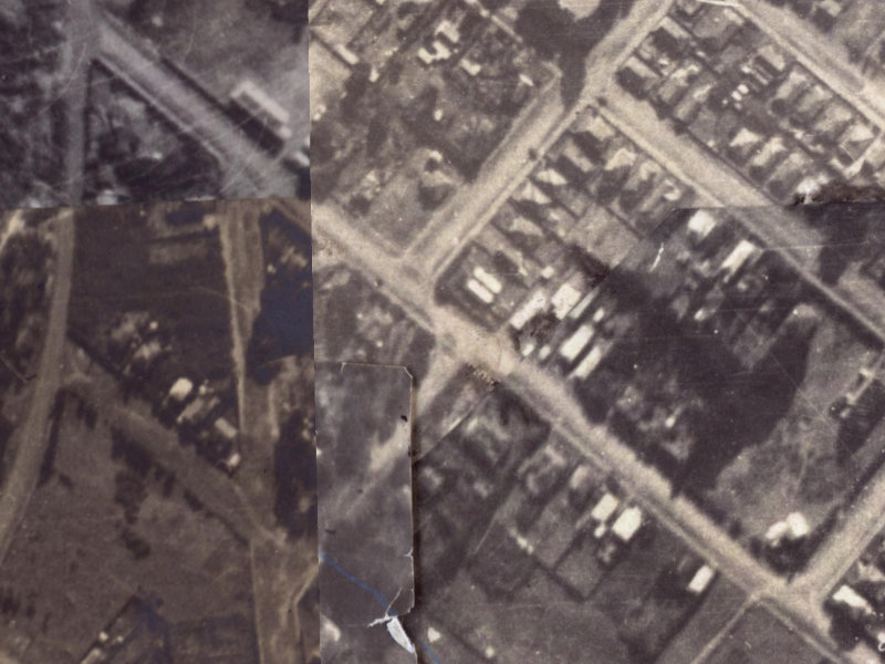 10–12 Colenso Street from the air, 1925-1929