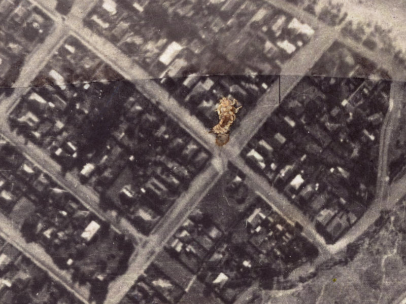 124 Nayland Street from the air, 1925-1929
