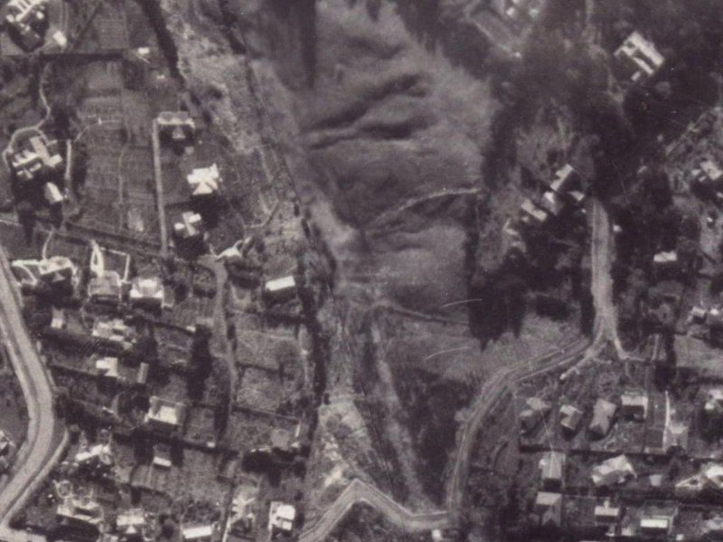 54-72 Valley Road from the air, 1925-1929
