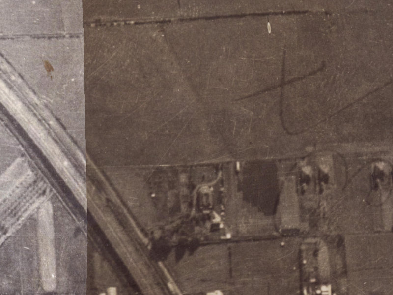 Deavoll Place from the air, 1925-1929