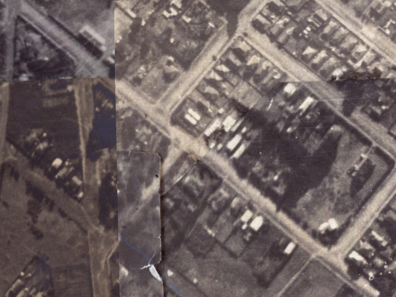 33 Hardwicke Street from the air, 1925-1929