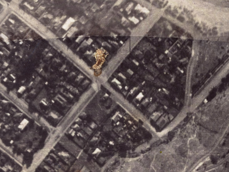 13 Head Street from the air, 1925-1929
