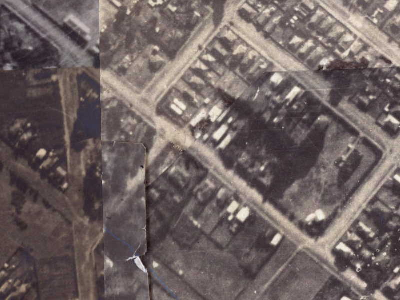 35 Colenso Street from the air, 1925-1929