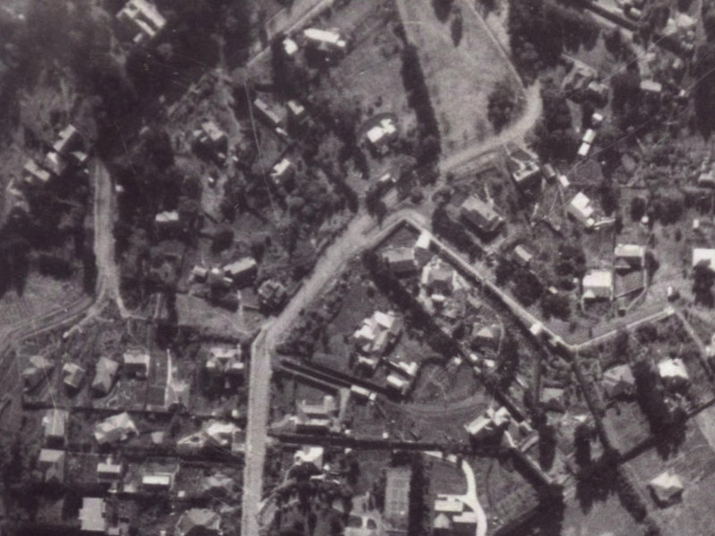 73 Dyers Pass Road from the air, 1925-1929