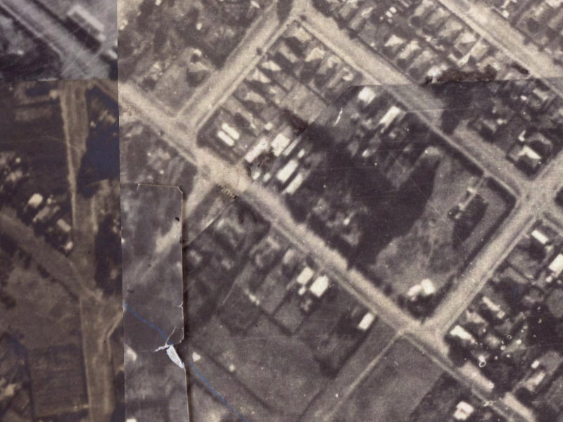 39A Colenso Street from the air, 1925-1929
