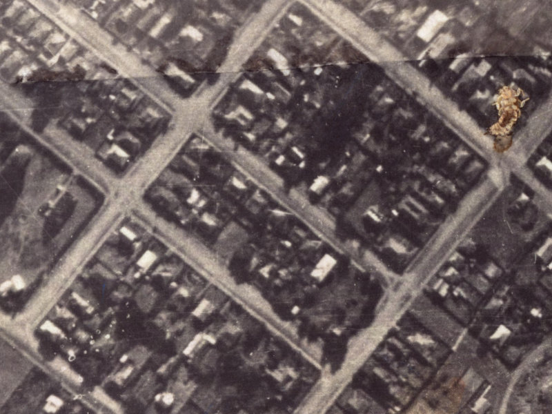 72 Wiggins Street from the air, 1925-1929