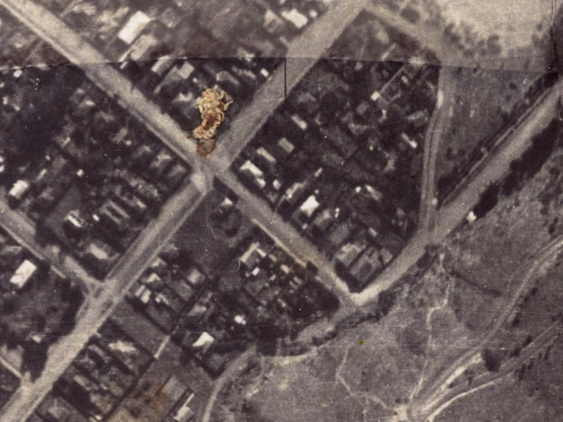 131 Nayland Street from the air, 1925-1929