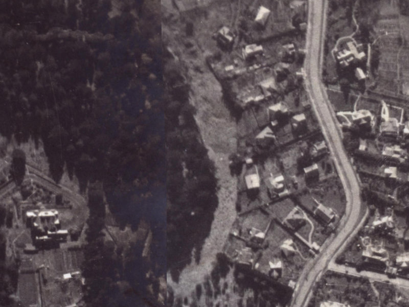 46B Hackthorne Road from the air, 1925-1929