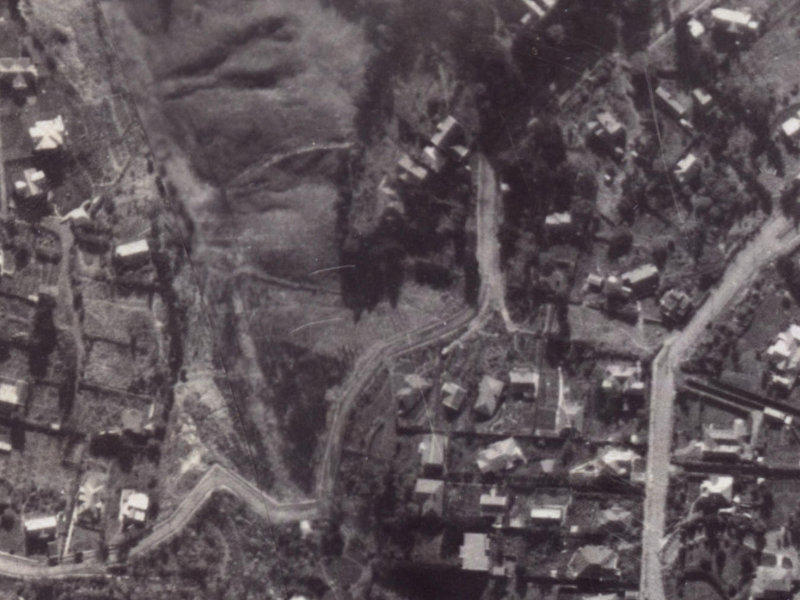 20B MacMillan Avenue from the air, 1925-1929