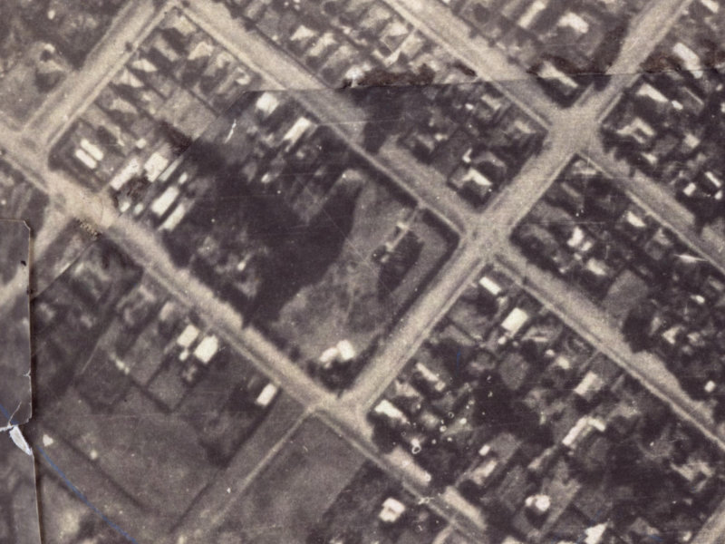45 Colenso Street from the air, 1925-1929