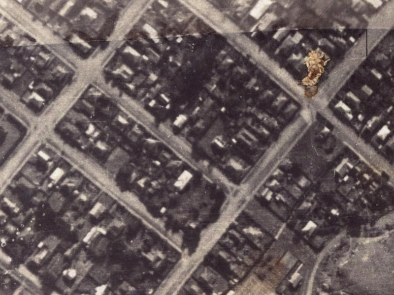 67 Wiggins Street from the air, 1925-1929