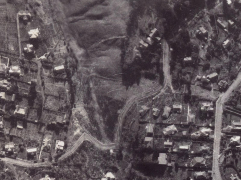 22 MacMillan Avenue from the air, 1925-1929