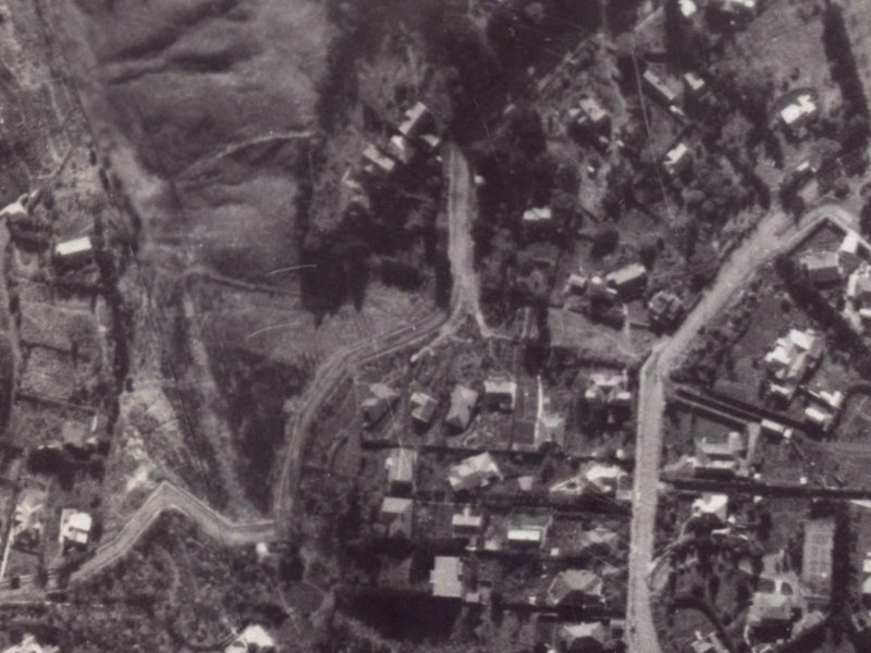 19 MacMillan Avenue from the air, 1925-1929