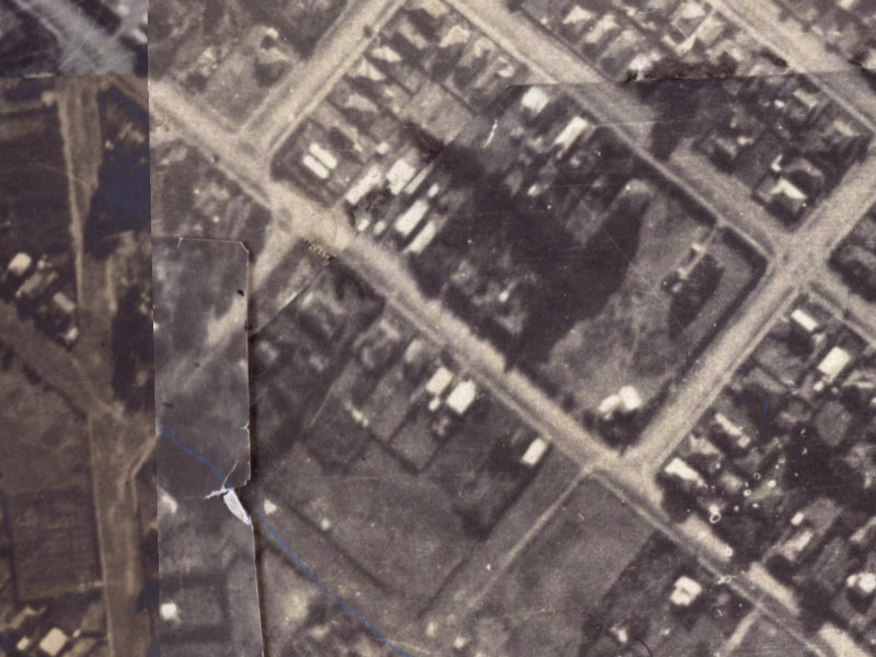 41 Colenso Street from the air, 1925-1929