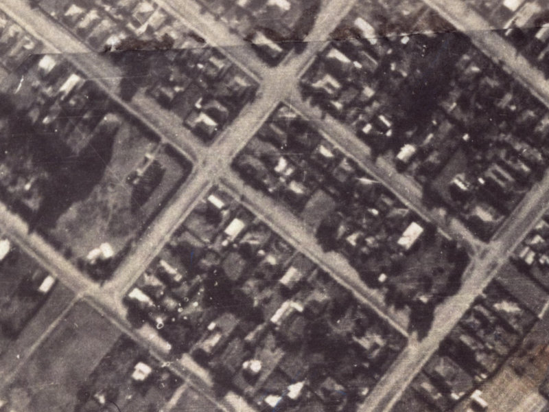 57 Dryden Street from the air, 1925-1929