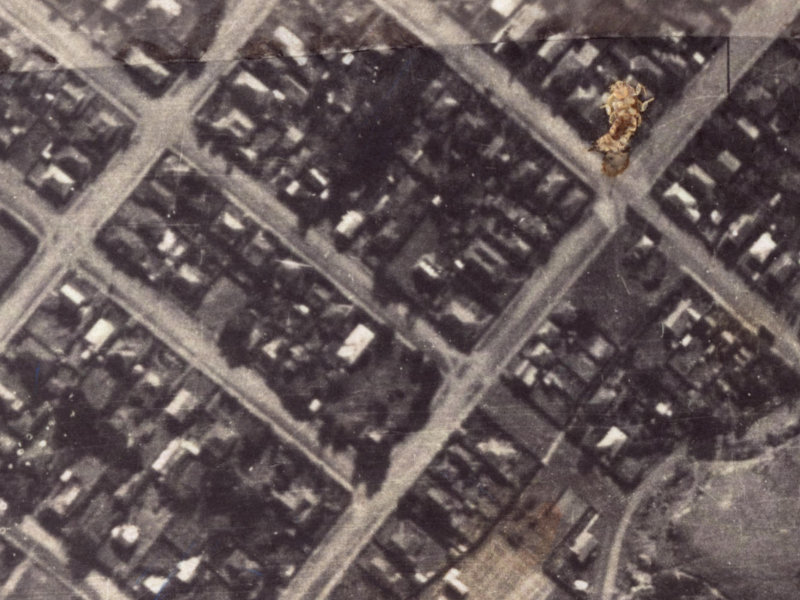 73 Wiggins Street from the air, 1925-1929