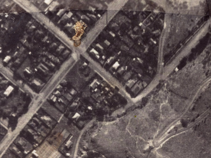 134 Nayland Street from the air, 1925-1929