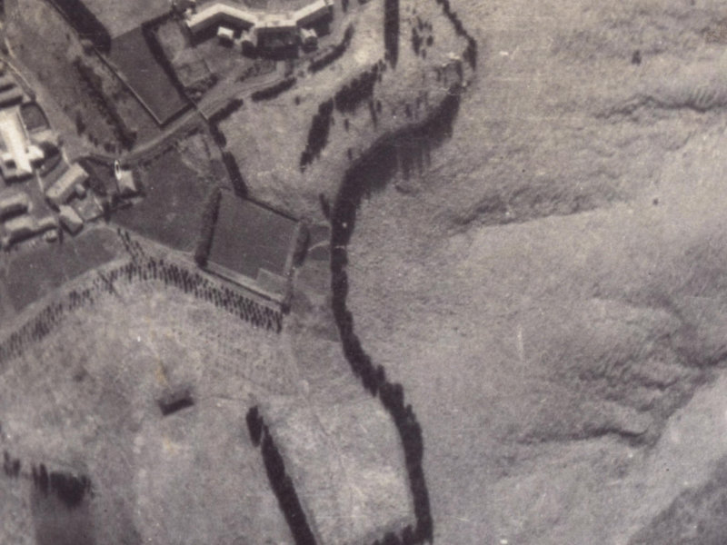 157 Huntsbury Avenue from the air, 1925-1929