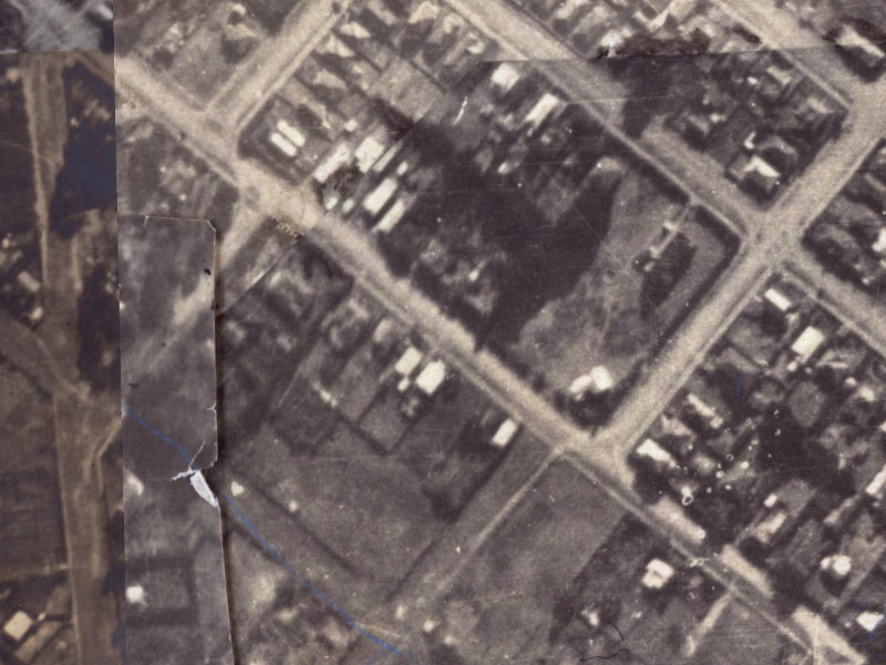 43 Colenso Street from the air, 1925-1929
