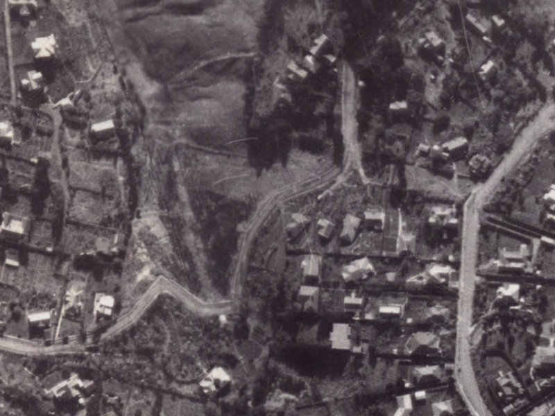 23 MacMillan Avenue from the air, 1925-1929