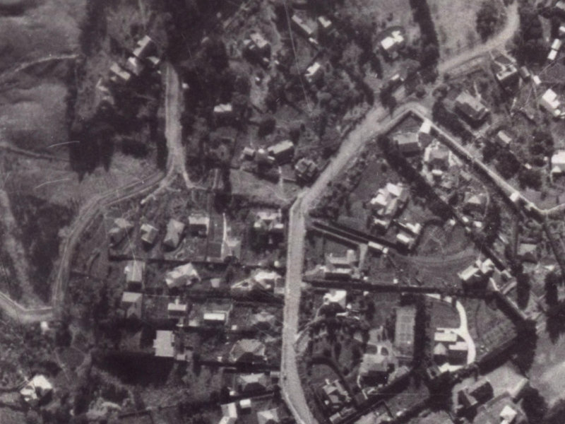 78 Dyers Pass Road from the air, 1925-1929